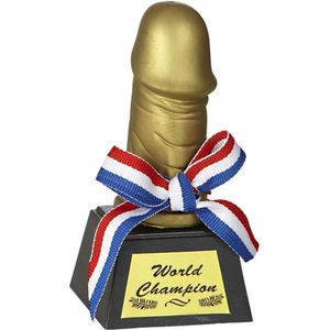 Gouden pik piemel award - Cadeau voor de beste collega