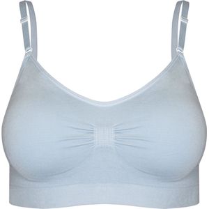 MAGIC Bodyfashion Comfort Bra Spaghetti Straps Bamboo Dames Beha Soft Blue - Maat S