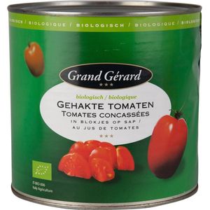 Grand Gérard Biologische gehakte tomaten - Blik 2,55 kilo