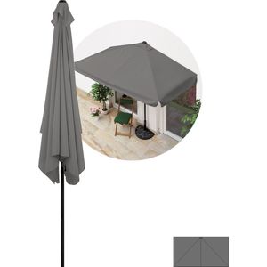 EASYmaxx parasol balkon/terras rechthoekig, grijs
