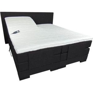 Slaaploods.nl Cool - Elektrische Boxspring inclusief matras - 160x200 cm - Zwart