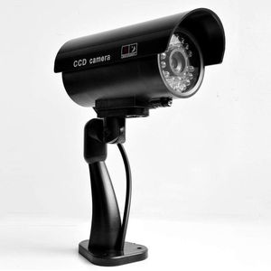Bewakingscamera met rood LED licht - Muurbevestiging voor binnen en buiten .