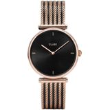 CLUSE Triomphe Silver Mesh Dames Horloge - 33 mm