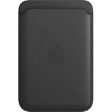 Leren kaarthouder met MagSafe voor iPhone 12 / 12 Pro / 12 Pro Max / 12 mini - Zwart