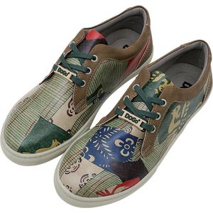 DOGO Cord Dames Sneakers - Patchwork 37