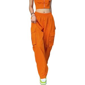 KOSMOS - Koningsdag kleding - Oranje broek - Oranje kleding - Dames - Oranje - Maat S