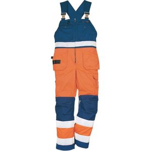 Fristads Kansas Amerikaanse overall 100489, oranje/blauw Maat 62