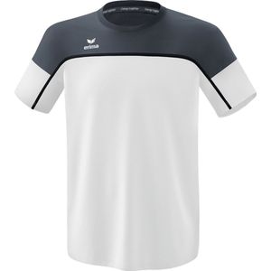 ERIMA Change T-Shirt Kind Wit-Slate Grey-Zwart Maat 128
