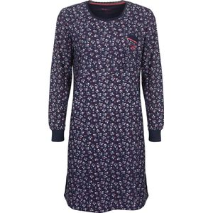 Tenderness Dames Nachthemd - Blauw- Maat 3XL