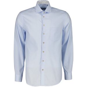 Ledûb Overhemd - Modern Fit - Blauw - 43