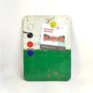 Moogoo Creative Africa - Magneetbord - Wit/Groen - Gemaakt van gerecyclede olievaten