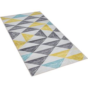 KALEN - Laagpolig vloerkleed - Multicolor - 80 x 150 cm - Polyester
