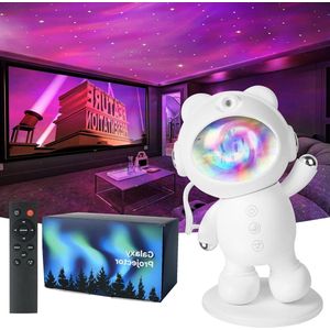 Galaxy Projector - Sterrennevel Plafondprojectielamp met timer en afstandsbediening, USB-plafondlampprojector voor meisjes, jongens en volwassenen