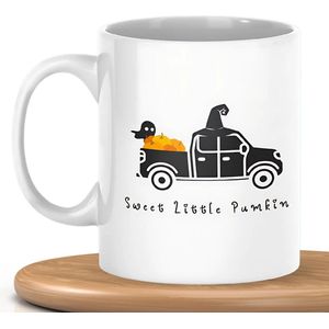 Little pumkin mok - Mok van hoge kwaliteit - Cadeau voor vrouwen en mannen - Koffiemok - Grappige cadeaus - Halloweencadeau - Mokken en kopjes - Koffiekopjes - Theeglazen - Cadeau voor vriend - Voor moeders en vaders - Keramische mok - 325 ml