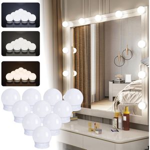 Dimbare Led-make-uplamp voor Spiegels met USB-aansluiting - Ideaal voor Make-up en Verlichting