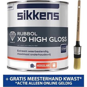 Sikkens Rubbol XD Gloss 2,5 liter - Wit