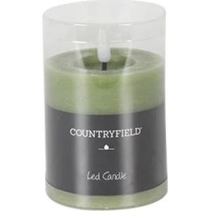 Countryfield LED Stompkaars rustiek 8 cm - Lichtgroen