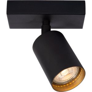 Atmooz - Plafondspots Darcy 1 - Zwart en Goud - Plafondlamp - GU10 - Slaapkamer / Woonkamer / Eetkamer - Industrieel - Hoogte 16cm - Metaal