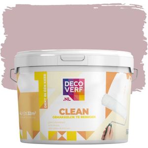 Decoverf clean muurverf oud roze, 4L