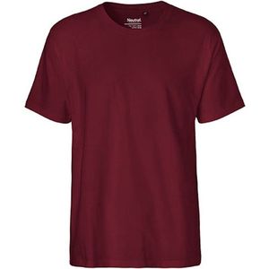 Fairtrade Unisex Classic T-Shirt met korte mouwen Bordeaux - 3XL