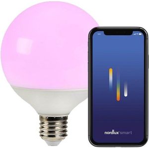 Nordlux G95-lichtbron-smart-SMD-E27-2200K 6500K+RGB