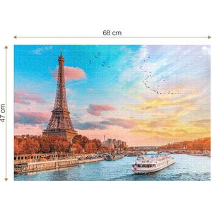 Roovi puzzel Eiffel Tower, Paris, France - 1000 stukjes.