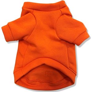 buddy store - hondentrui - sweat - oranje - hondenkleding - maat XL