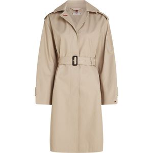 Tommy Hilfiger Cotton Blend Db Trench Jassen Dames - Zomerjas - Beige - Maat 40