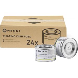 Hendi Brandpasta Voor Chafing Dish - Brandgel 200g - ( 24 Stuks )