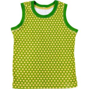 Ducksday – Pyamashirt – Top – Unisex – Stretch – Funky green – Groen – Geel - Promo – 4 jaar