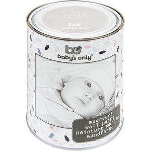 Baby's Only Muurverf mat voor binnen - Babykamer & kinderkamer - Zilvergrijs - 1 liter - Op waterbasis - 8-10m² schilderen - Makkelijk afneembaar