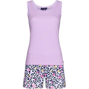 Rebelle dames shortama - Pink Panter - 46 - Lila