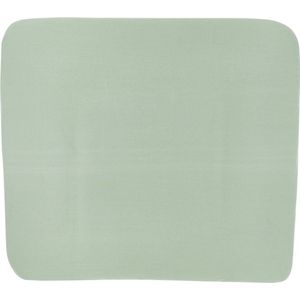 Meyco Baby Uni aankleedkussenhoes - stone green - 85x75cm