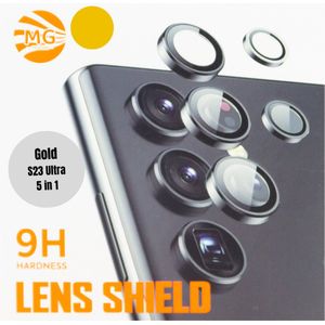 MG Camera lens protector Geschikt Voor Samsung Galaxy S23 Ultra - Goud