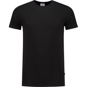 Tricorp 101013 T-Shirt Elastaan Fitted - Zwart - 4XL