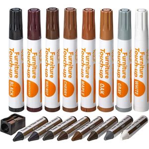 Laminaat Reparatieset - Laminaat Repareren - Meubel Reparatie - Meubel Reparatieset - Laminaatstift - Laminaat Stift - Laminaat Stiftje Reparatie