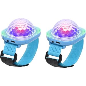 Draagbare LED Disco Bal Licht Set - Spraakgestuurd, Oplaadbaar, Mini Lampen voor Feest en Dans