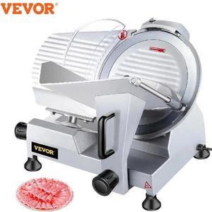 Vevor® - Vleessnijmachine - Vleessnijder - Snijmachine Vleeswaren - Snijmachine Vlees -10 Inch Blade - Elektrische - Eten Slicer - Cutter - Grinder Vlees - Snijmachine - Machine Voor Commerciële Deli Vlees - Kaas - Rundvlees - Schapenvlees Kalkoen