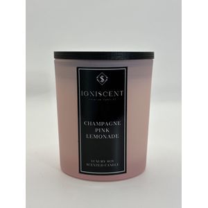 Klassieke Vegan geurkaars CHAMPAGNE & PINK LEMONADE