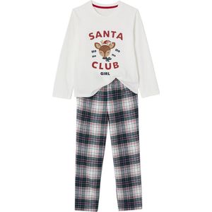 Vertbaudet Kerstpyjama voor meisjes ""Santa Club"" familie-capsulecollectie