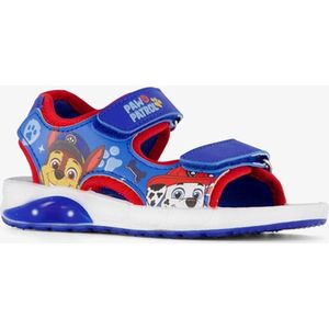 Paw Patrol kinder sandalen met lichtjes blauw - Maat 28