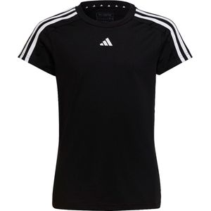 Adidas 3stripes essentials aeroready t-shirt in de kleur zwart.