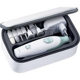 Sanitas SMA36 - Manicure-en pedicureset inclusief opbergtas - Wit/Groen