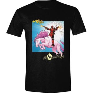 Deadpool - Unicorn Battle T-Shirt - Medium
