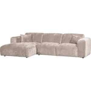 WOOOD - Cloud - Chaise Longue - Geweven Chenille - Natuurlijk