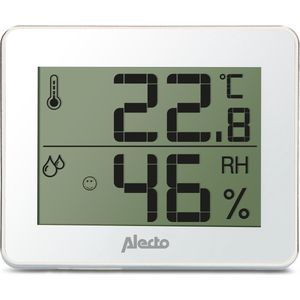 Alecto WS-55 - Thermometer & hygrometer voor binnen - Wit