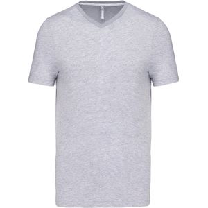Oxford Grijs T-shirt met V-hals merk Kariban maat L