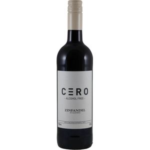 CERO Zinfandel Alcoholvrije Wijn 0.0 - 3 flessen 75.cl
