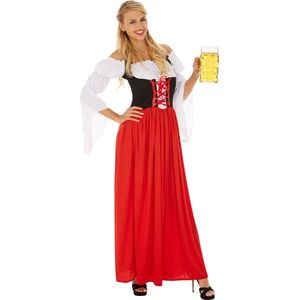 dressforfun - Dameskostuum feestelijke Dirndl Resi model 2 XL - verkleedkleding kostuum halloween verkleden feestkleding carnavalskleding carnaval feestkledij partykleding - 304623