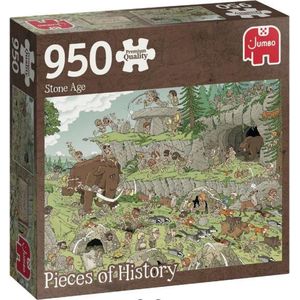 Jumbo Premium Collection Puzzel Pieces of History: Het Stenentijdperk - Legpuzzel - 950 stukjes